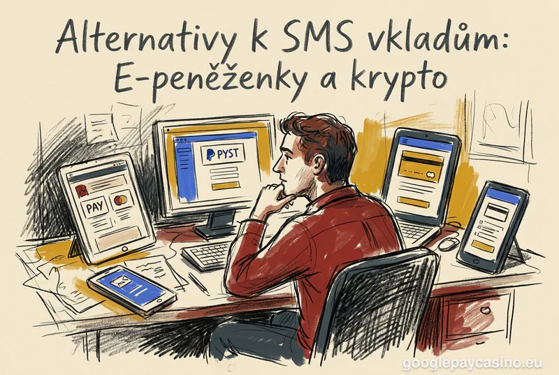 Alternativy k SMS vkladům: E-peněženky a krypto